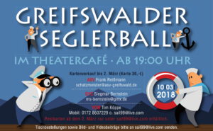 Greifswalder Seglerball 2018 – Jetzt Karten bestellen!