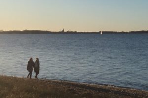 Erster Segler 2018 auf der Dänischen Wiek gesichtet