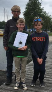 Lukas wird Zweiter beim Optimal Cup auf der Müritz