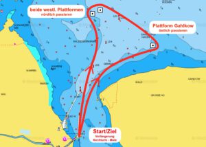 Rekordstrecke Rund Bohrinseln
