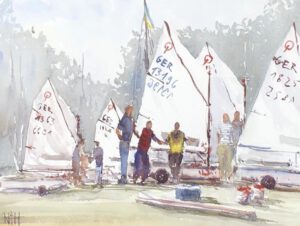 Drei in den Top 6 bei Schweriner Opti-Regatta