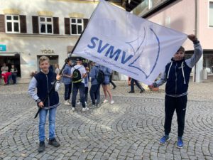 Max und Lukas auf dem Chiemsee