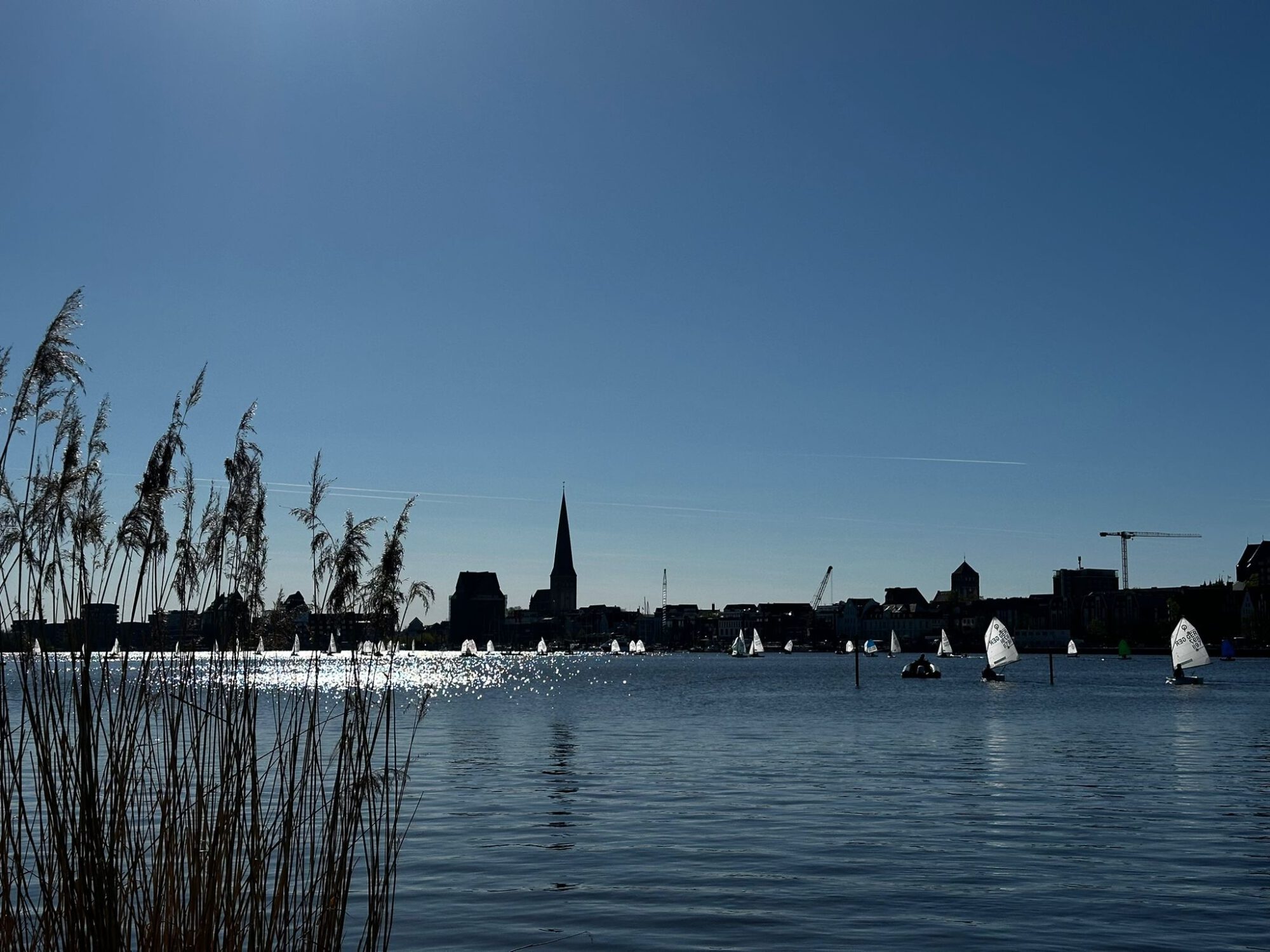 80 Boote auf der Unterwarnow – 10 davon aus Greifswald