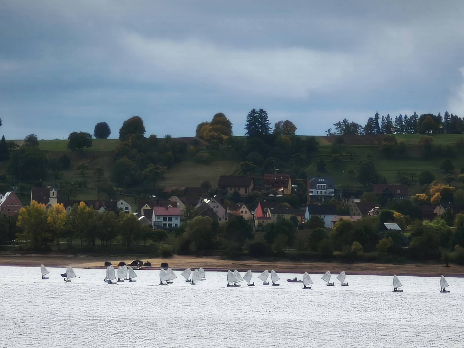 Kraftakt am Brombachsee